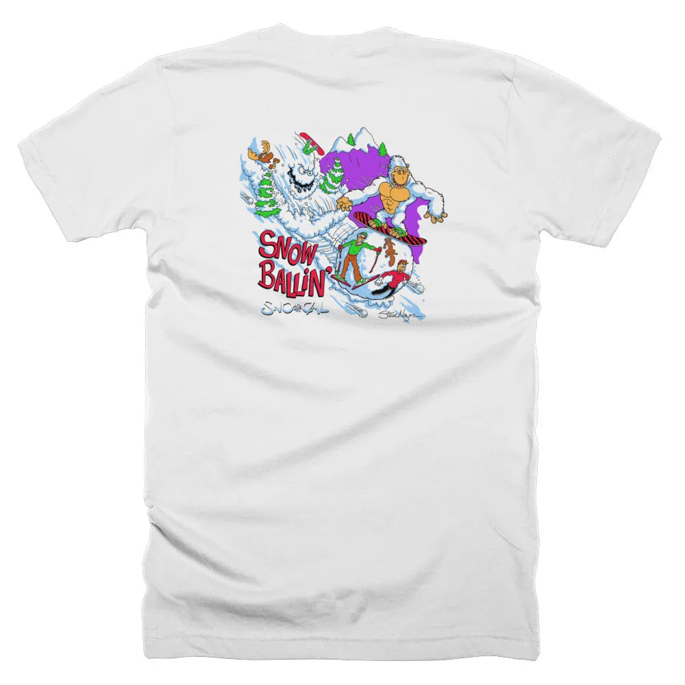 Sno Cal Snorilla Snow Ballin' Snowboard Shirt