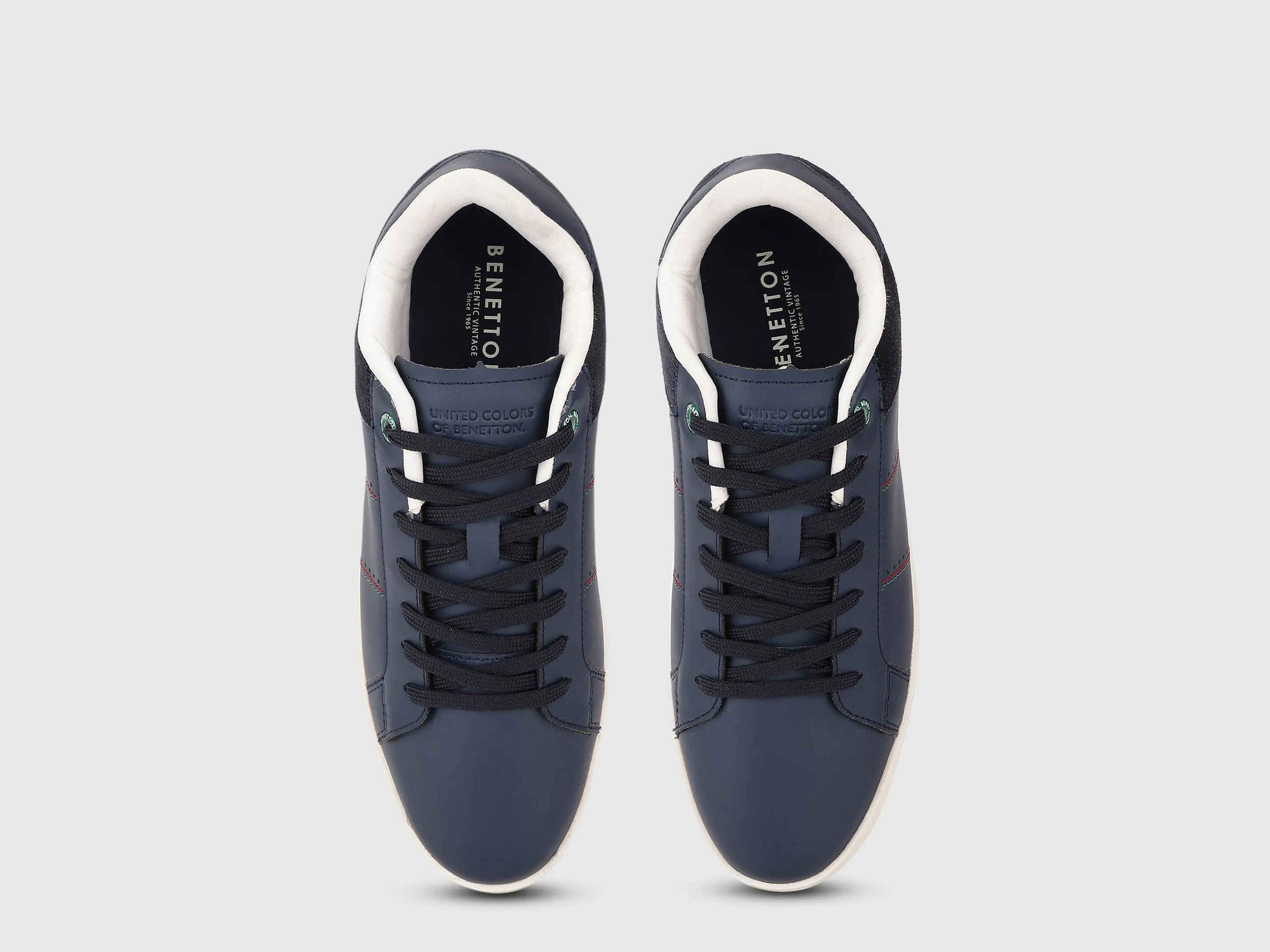 Solid Lace-Up Sneakers