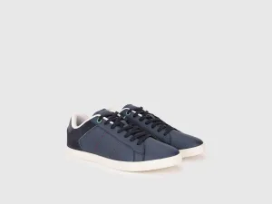 Solid Lace-Up Sneakers