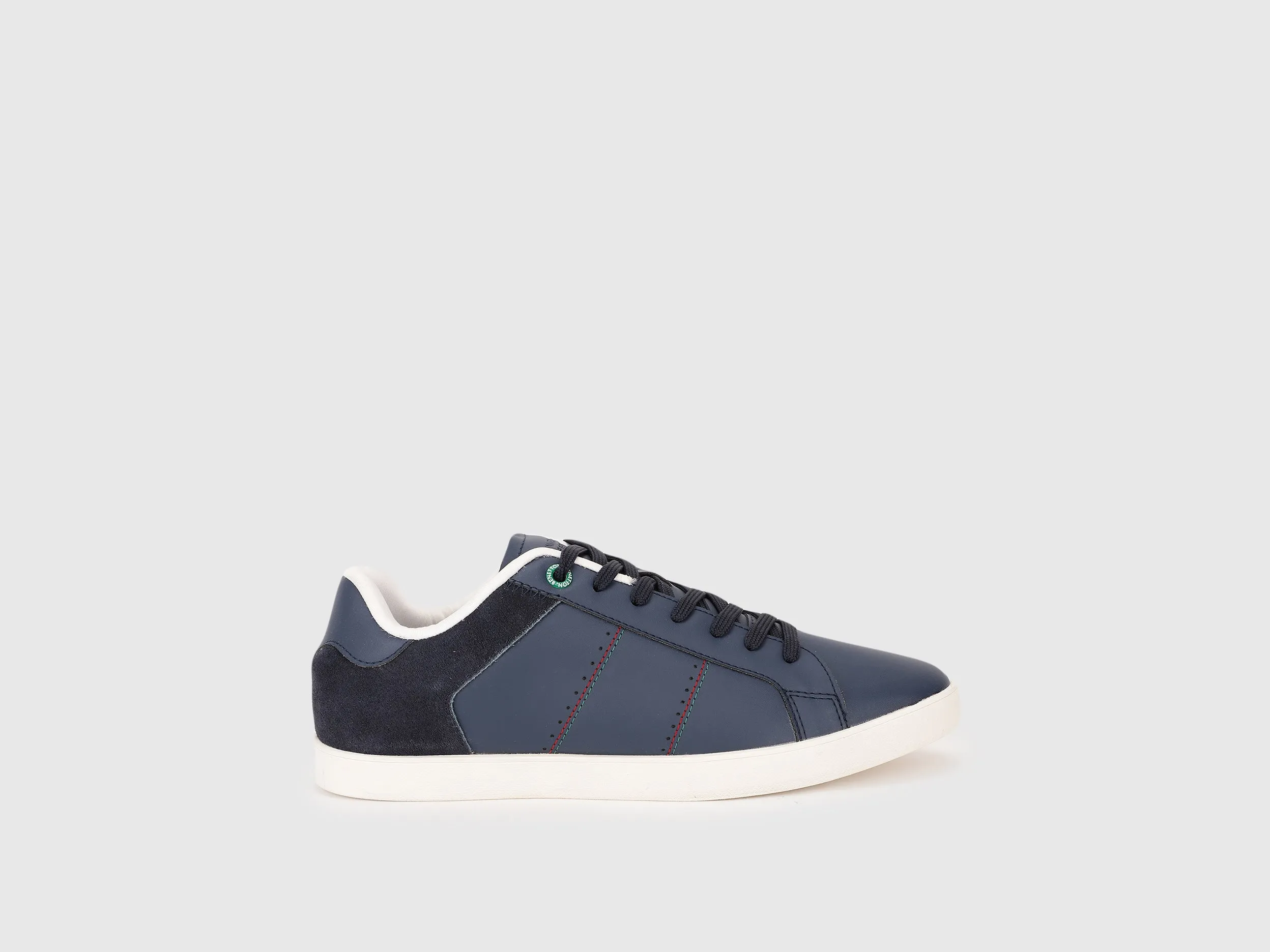 Solid Lace-Up Sneakers