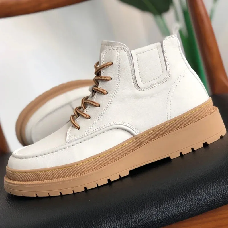 StilMann Herren Leder Loafer und High Top Sneakers