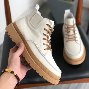 StilMann Herren Leder Loafer und High Top Sneakers