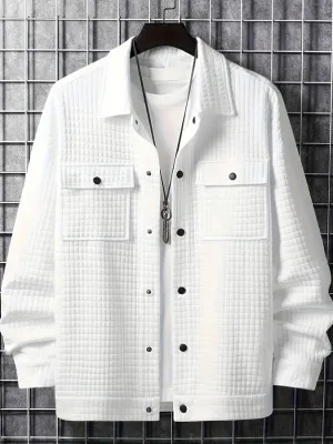 Stilvolles Statement: Herrenmode Langarm Polo Shirt von LuxStyle