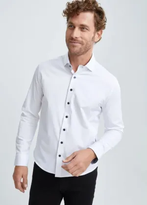 Stone Rose - Long Sleeve T-Series Woven Button Down
