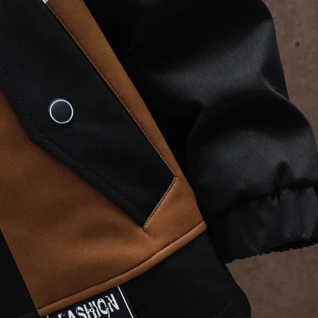 Streetwear for Men hooded coat, breathable textiles sewn into outfits