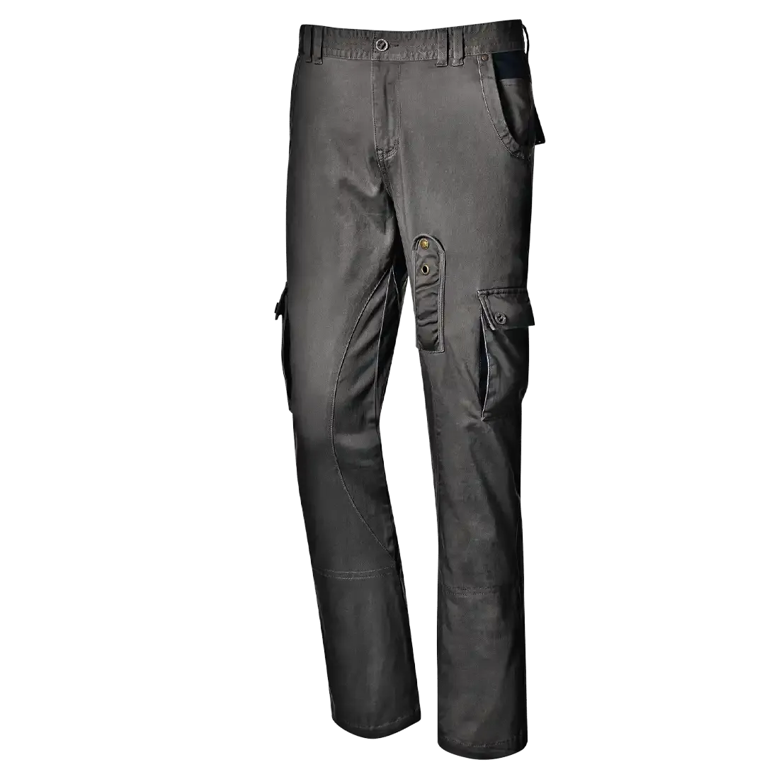 STRETCH WORK TROUSERS - Stretch Effect, Reinforced Pockets, Multiple Utility Pockets