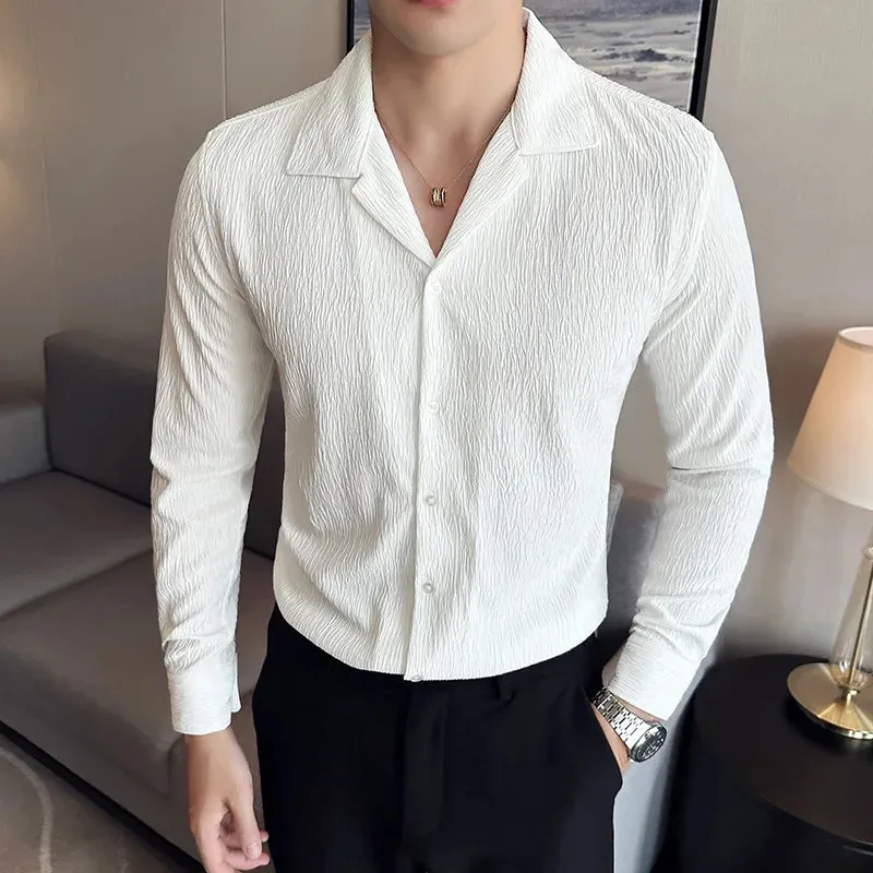 StyleForge Herren V-Neck Hemd