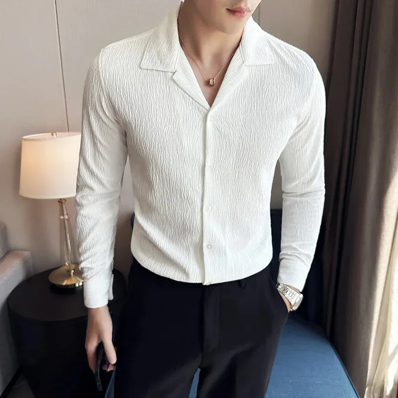 StyleForge Herren V-Neck Hemd