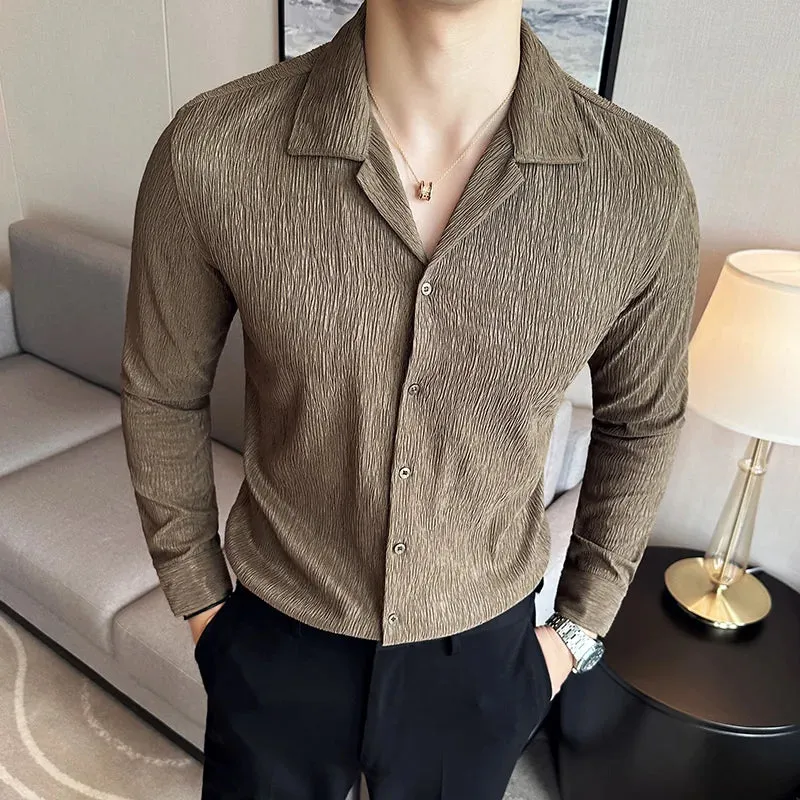 StyleForge Herren V-Neck Hemd