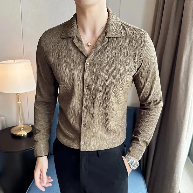 StyleForge Herren V-Neck Hemd