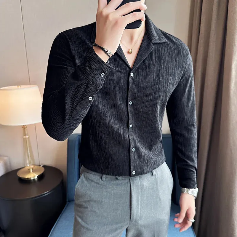 StyleForge Herren V-Neck Hemd