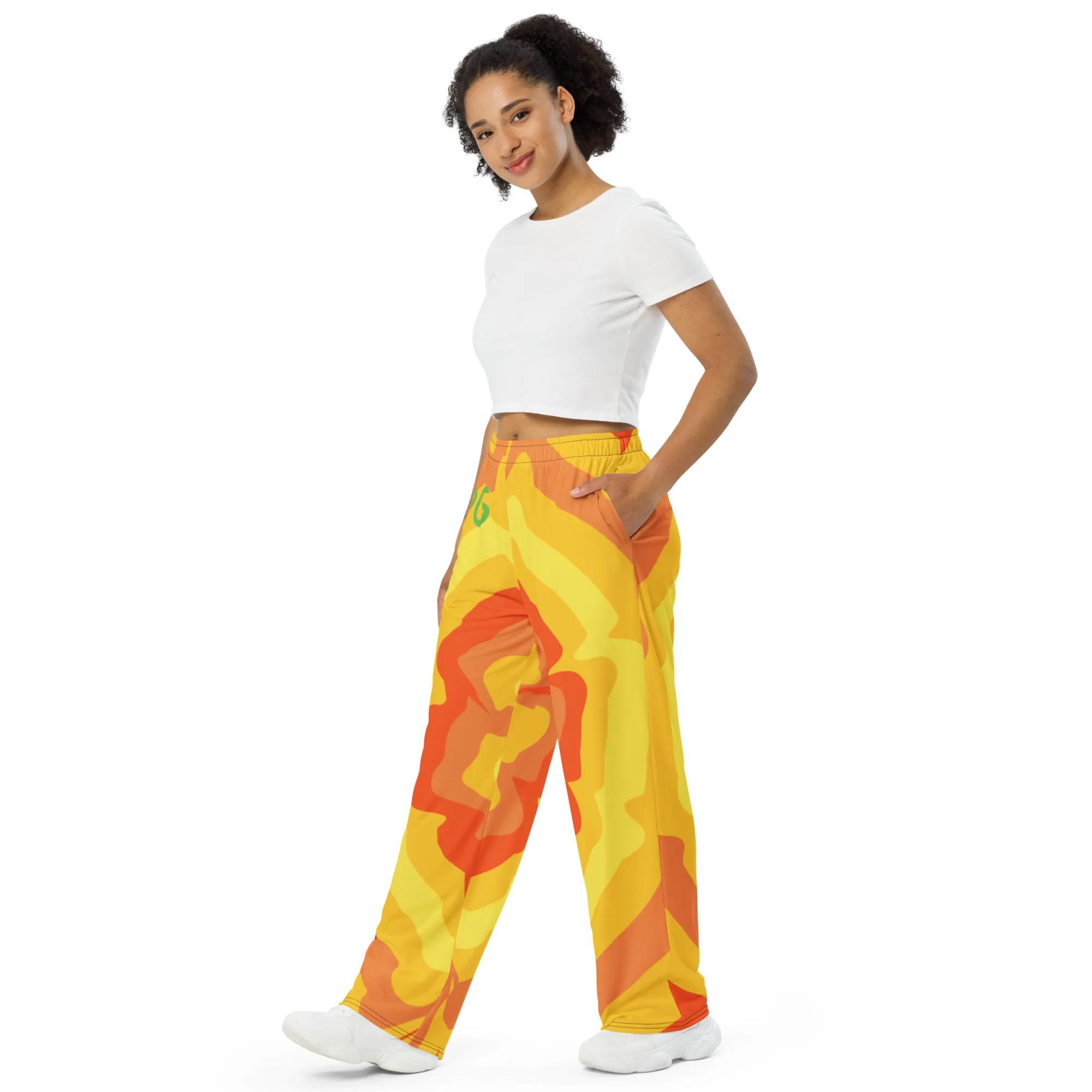 Sunny Flower Unisex Pants - OG Hippie Chick