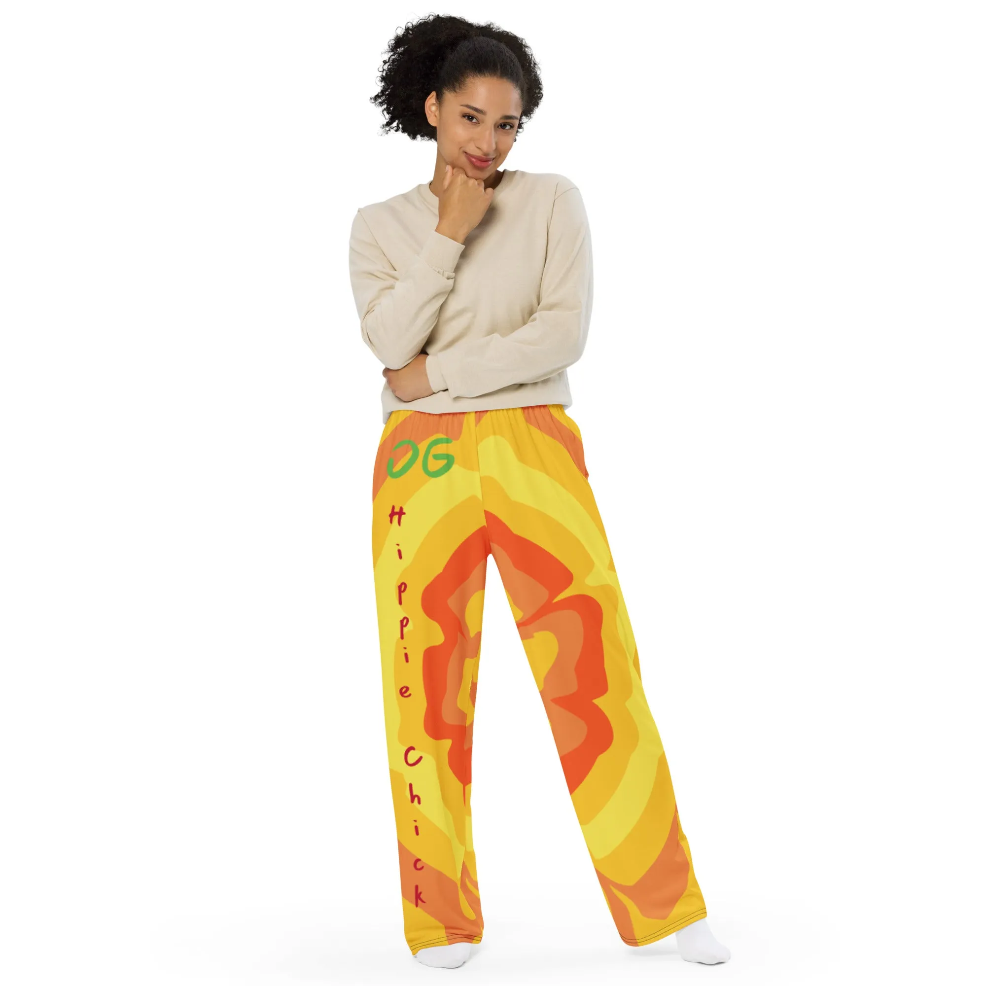Sunny Flower Unisex Pants - OG Hippie Chick