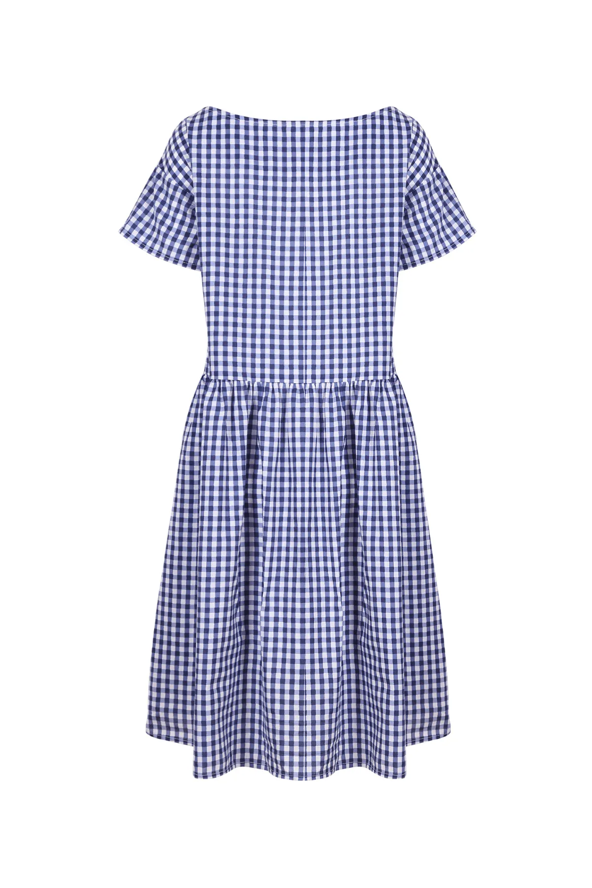 Sunshine Drop Waist Dress Blue in Cotton