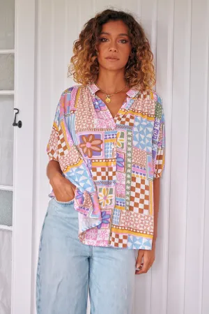 Sweet Illusions Print Sierra Top