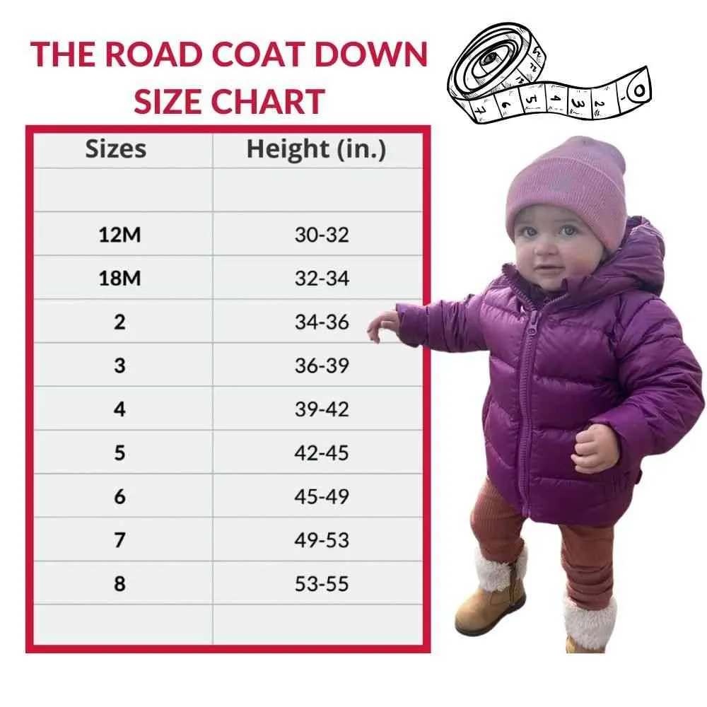 The Road Coat Down - Plum