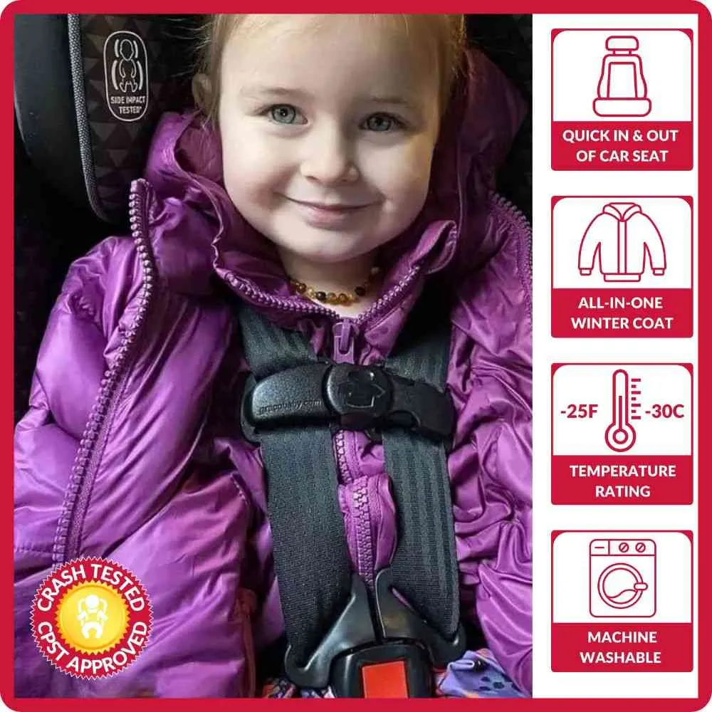The Road Coat Down - Plum