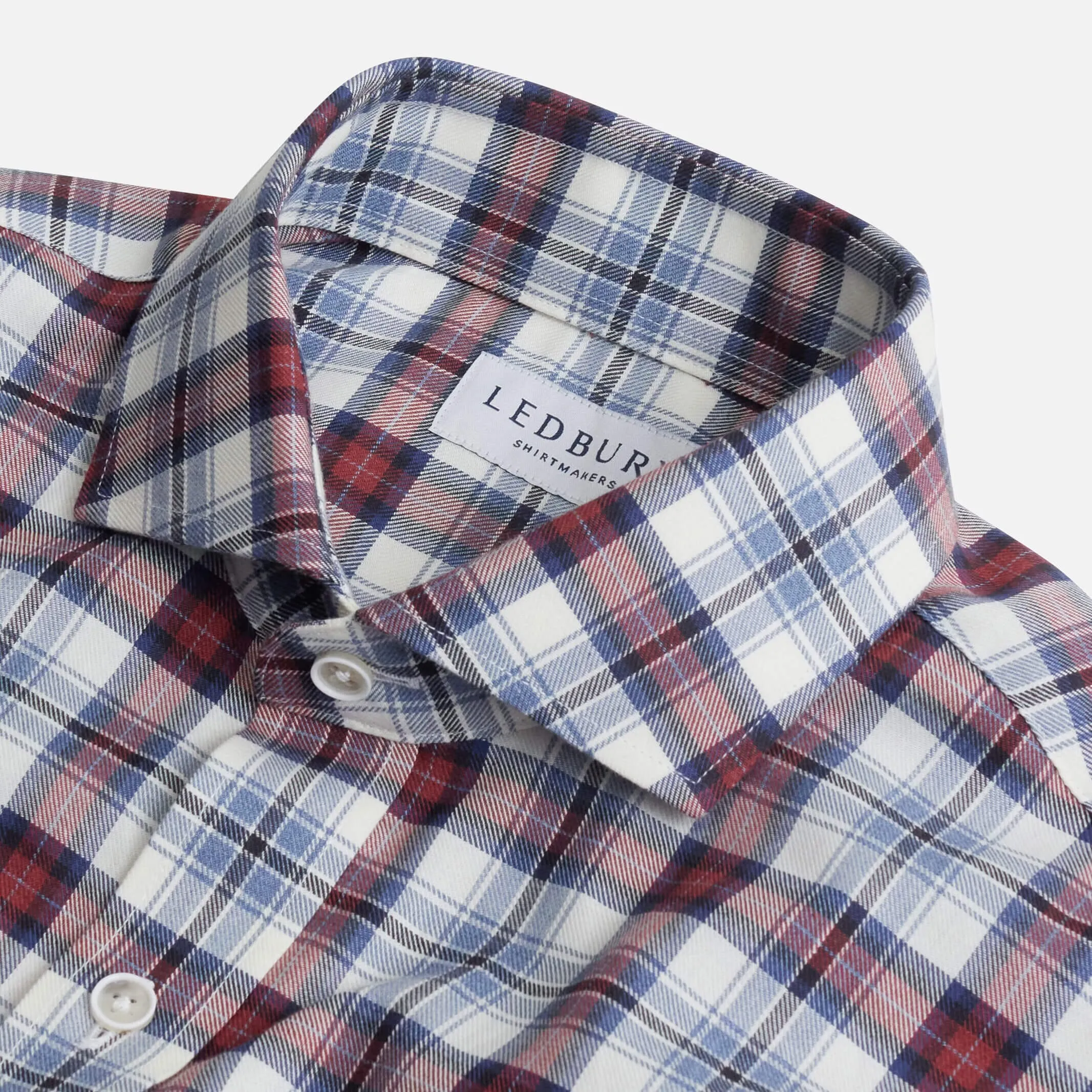 The Vintage Red Gibbons Tattersall Custom Shirt