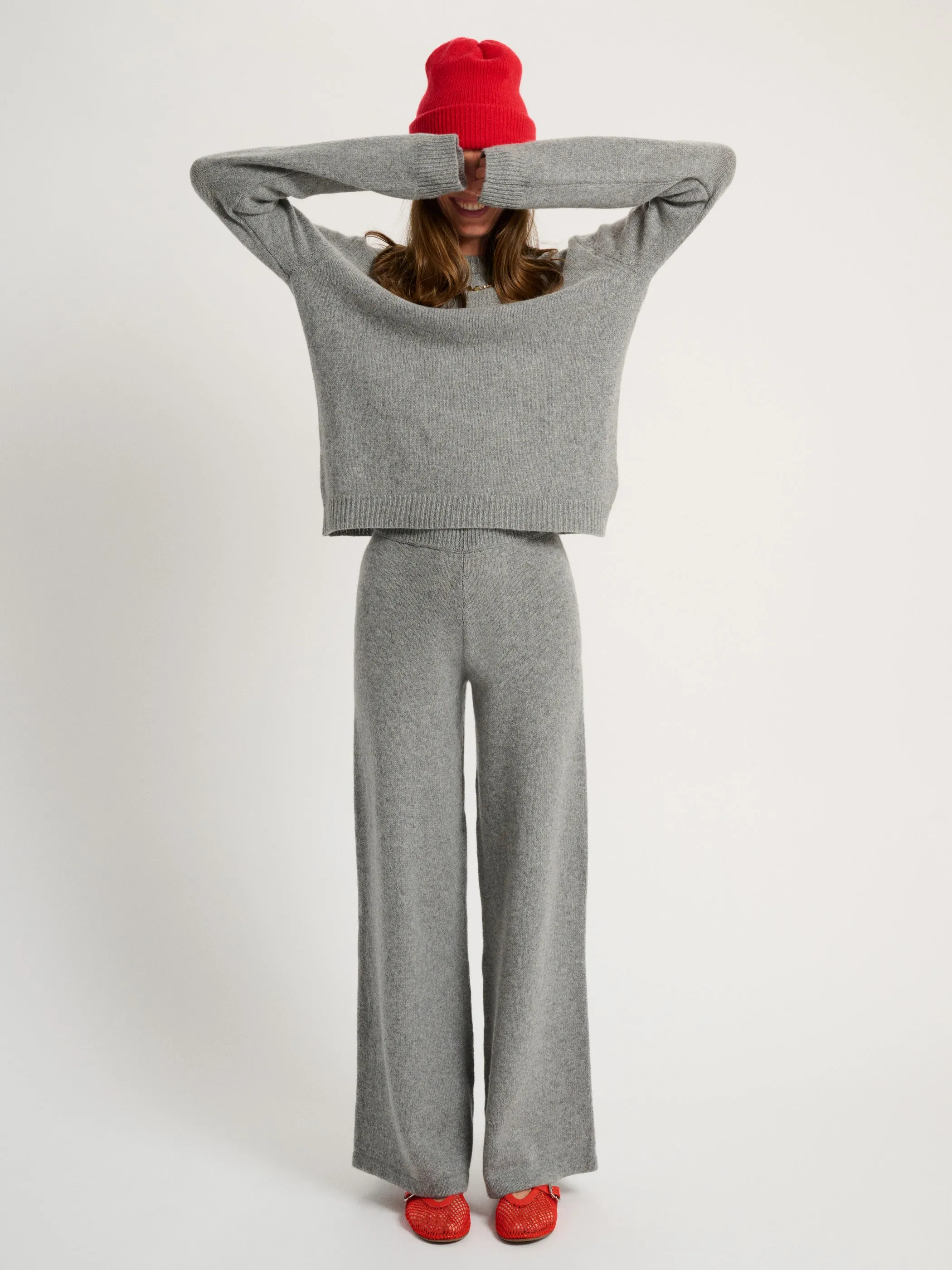 The Zephyra Flare Pants in Cashmere