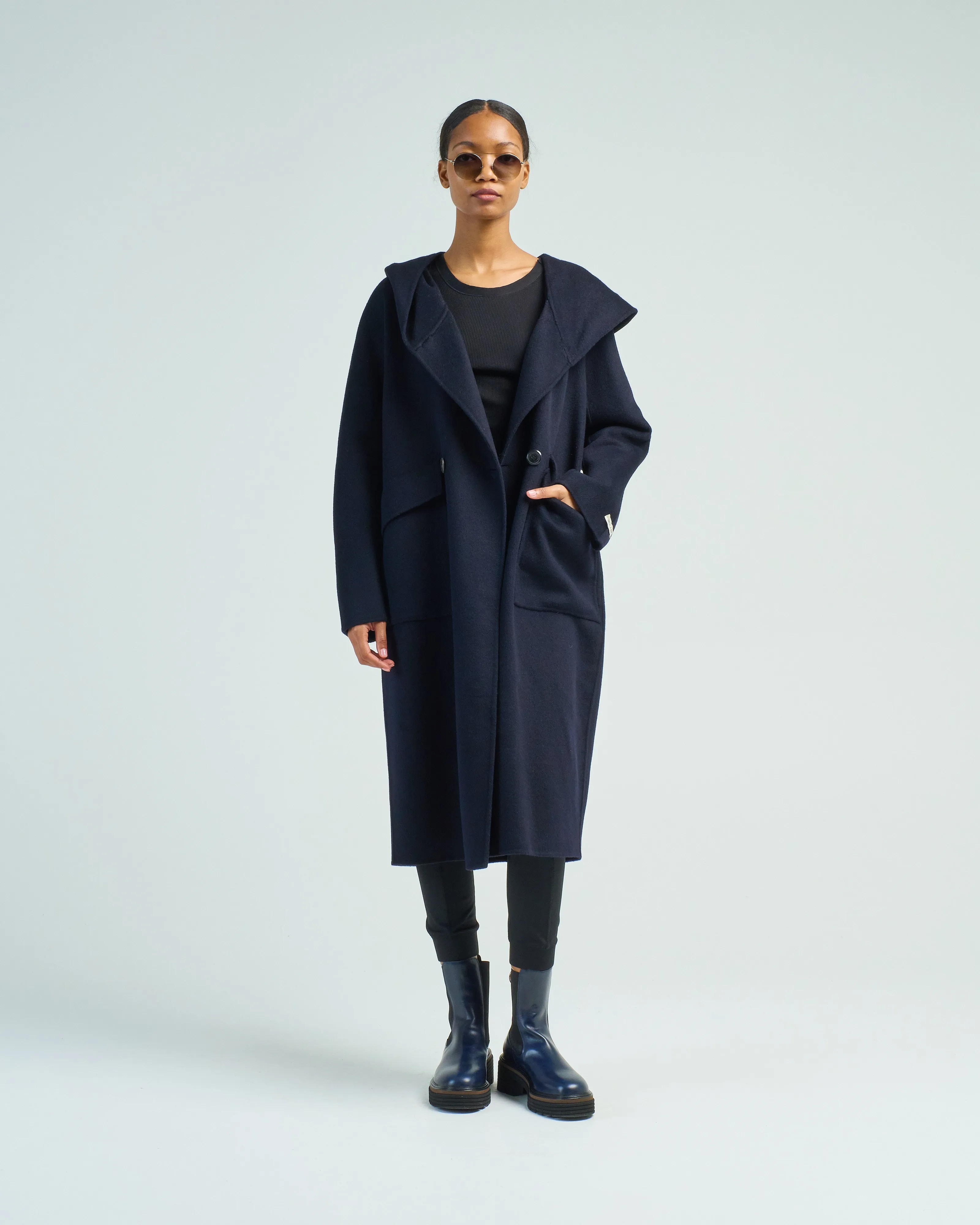 tiziana db hooded coat