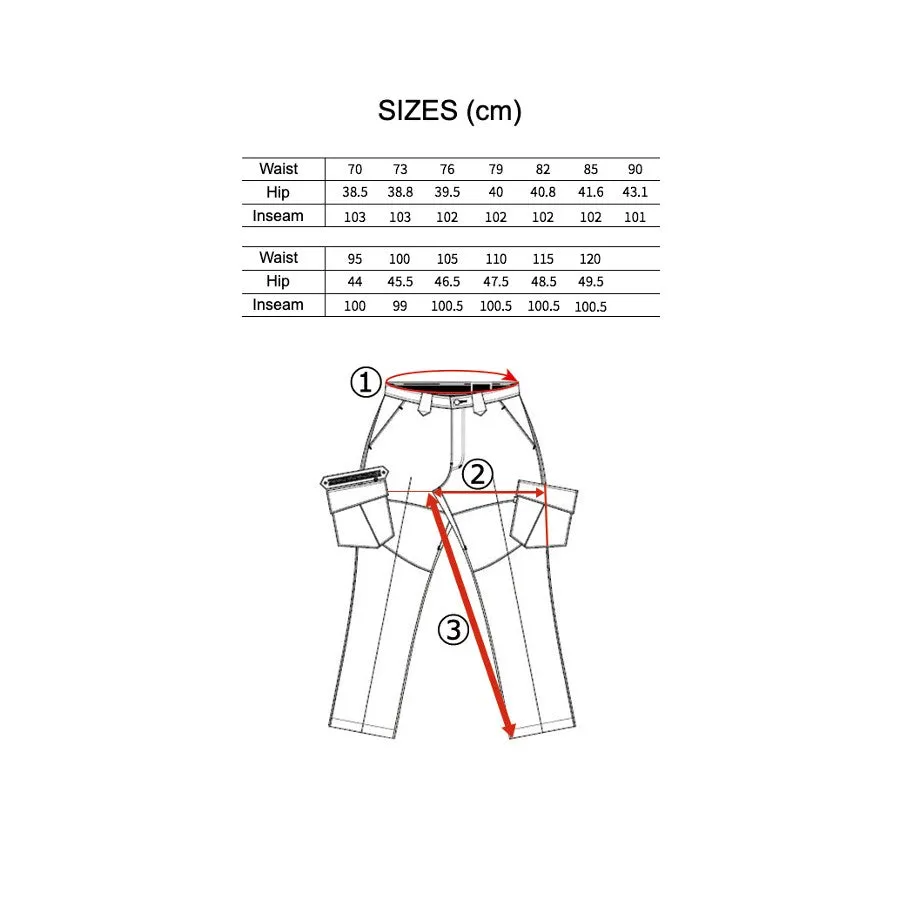 Toraichi 7260 Series - Chocho Long Hachibun Pants (XS-3L)