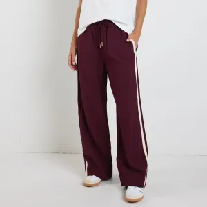 Townie Stripe Pants (Burgundy)