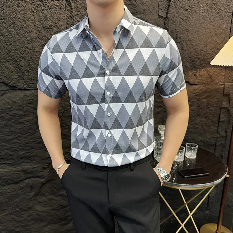 TrendCheck Sommer Karo Slim-Fit Hemd