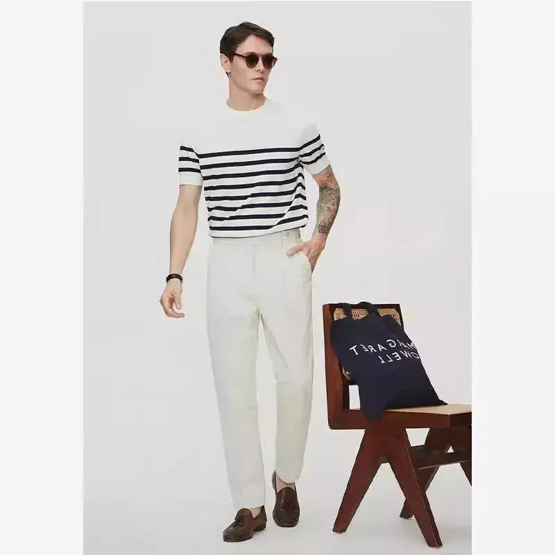 TrendyWave Herren-Kurzarm-Shirt