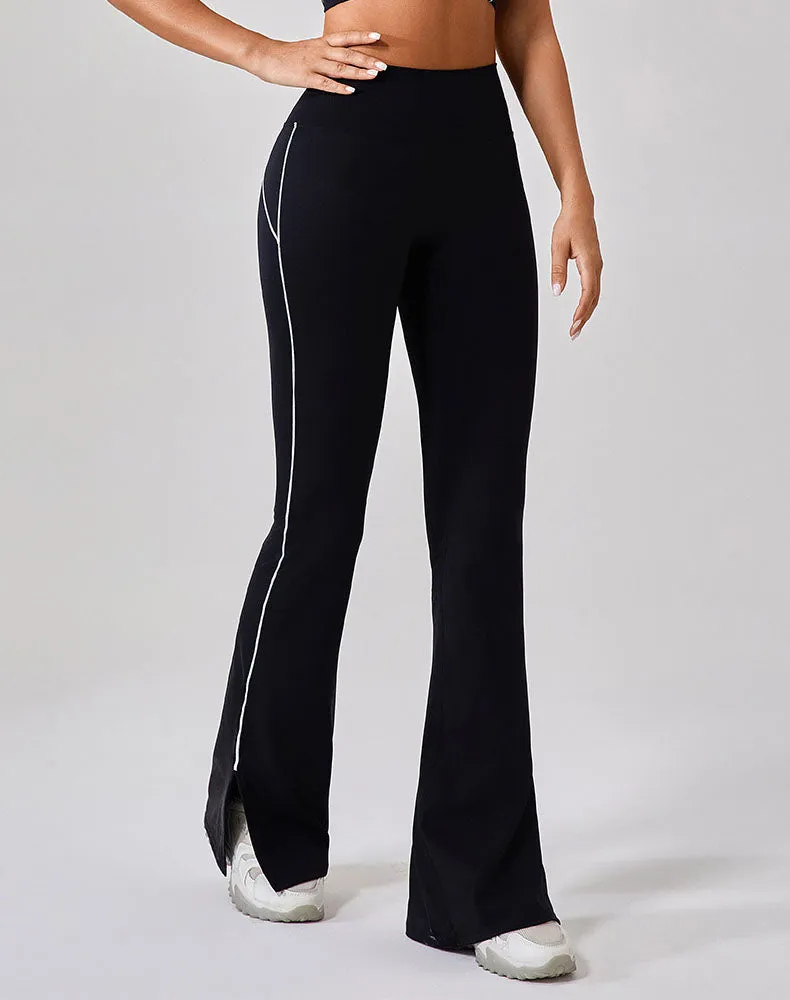 Tummy Control Wide Leg Yoga Flared Pants