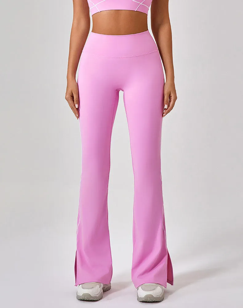 Tummy Control Wide Leg Yoga Flared Pants