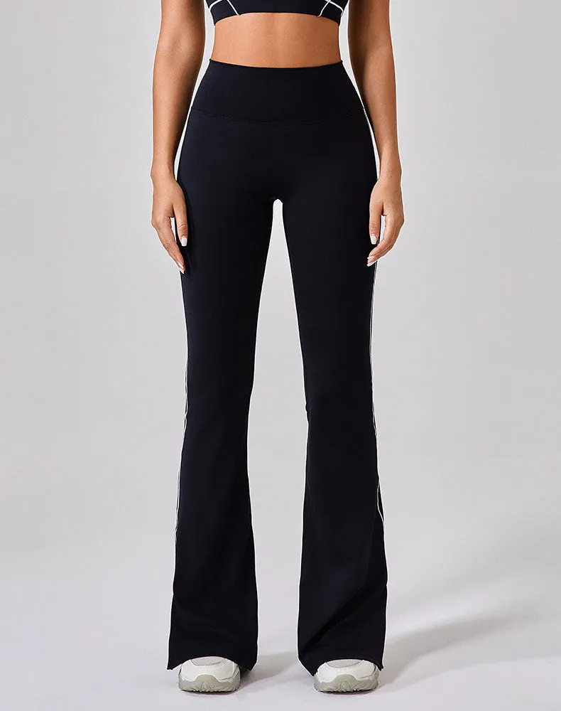 Tummy Control Wide Leg Yoga Flared Pants