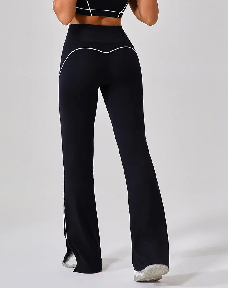 Tummy Control Wide Leg Yoga Flared Pants