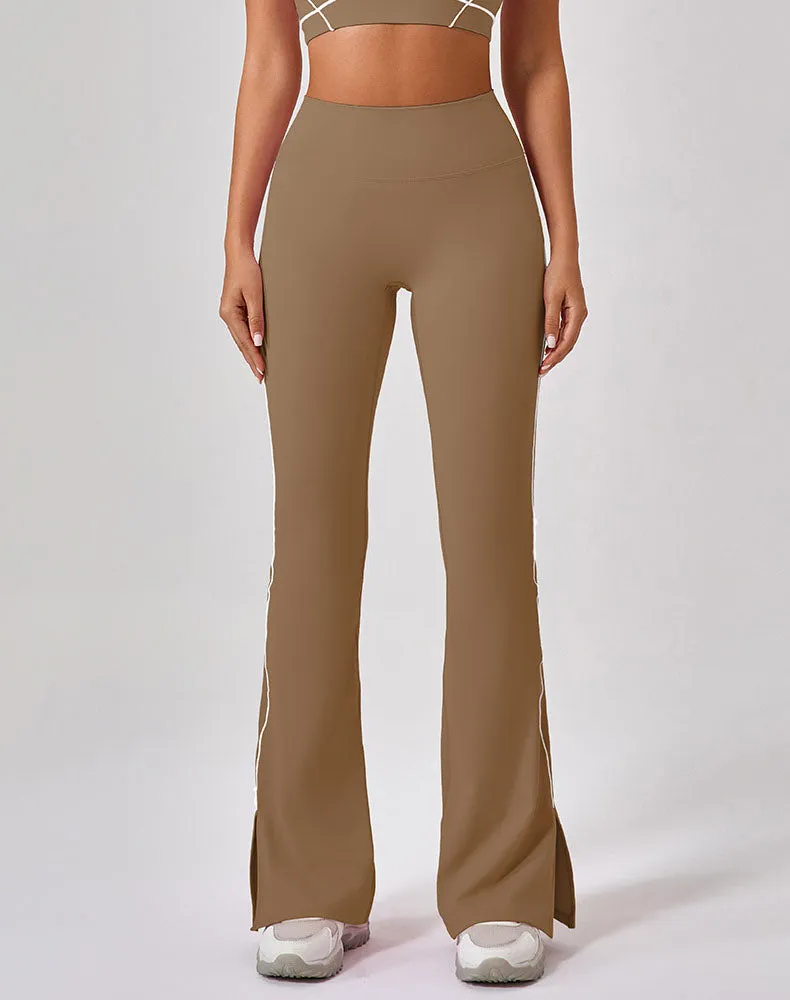 Tummy Control Wide Leg Yoga Flared Pants