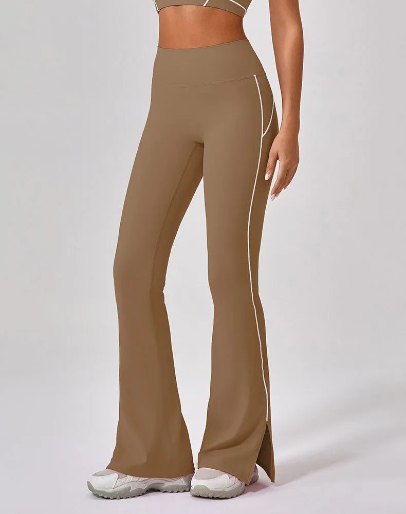 Tummy Control Wide Leg Yoga Flared Pants