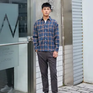 UrbanCheck Herren Casual Karo-Poloshirt