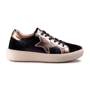 Van Dal Star Trainers - Black Suede