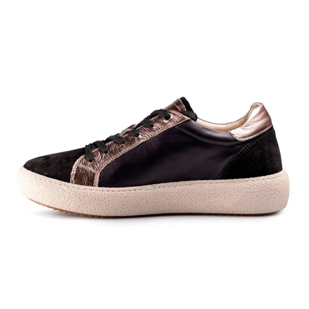 Van Dal Star Trainers - Black Suede