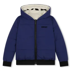 Waisted reversible coat by DKNY