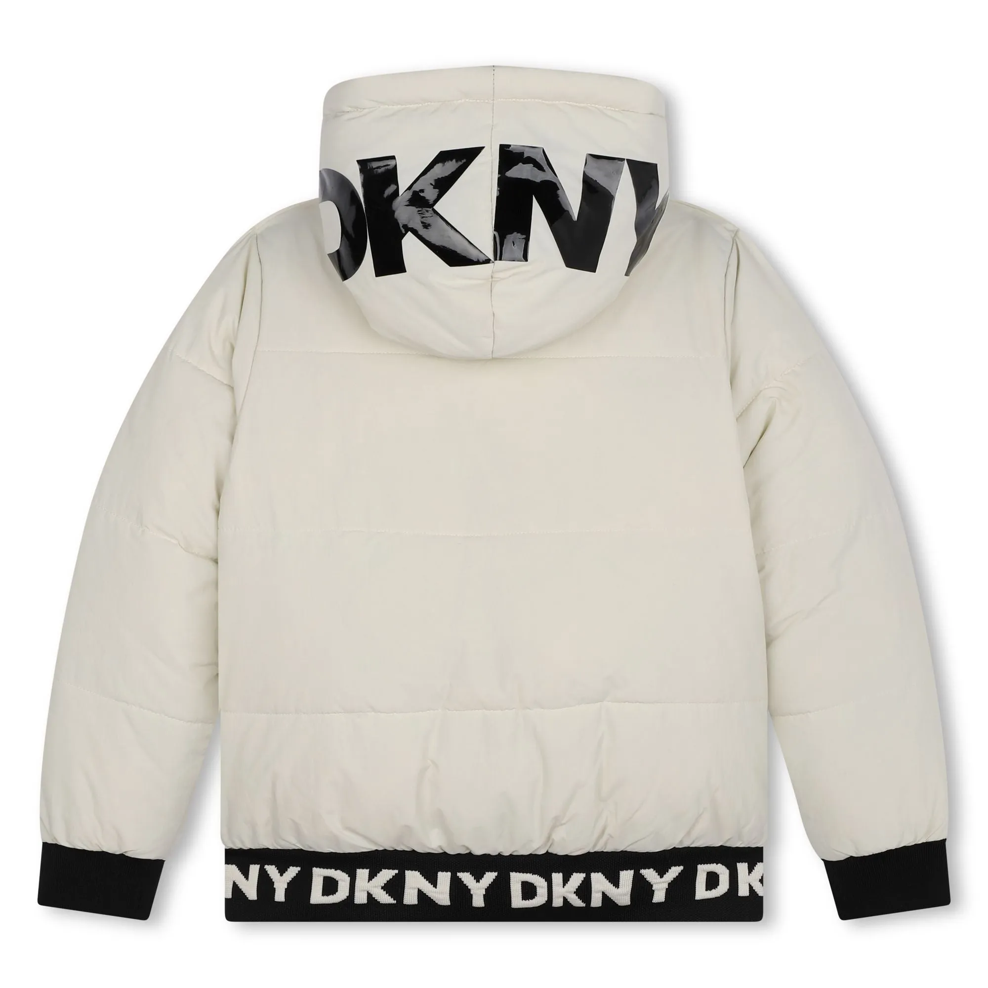 Waisted reversible coat by DKNY