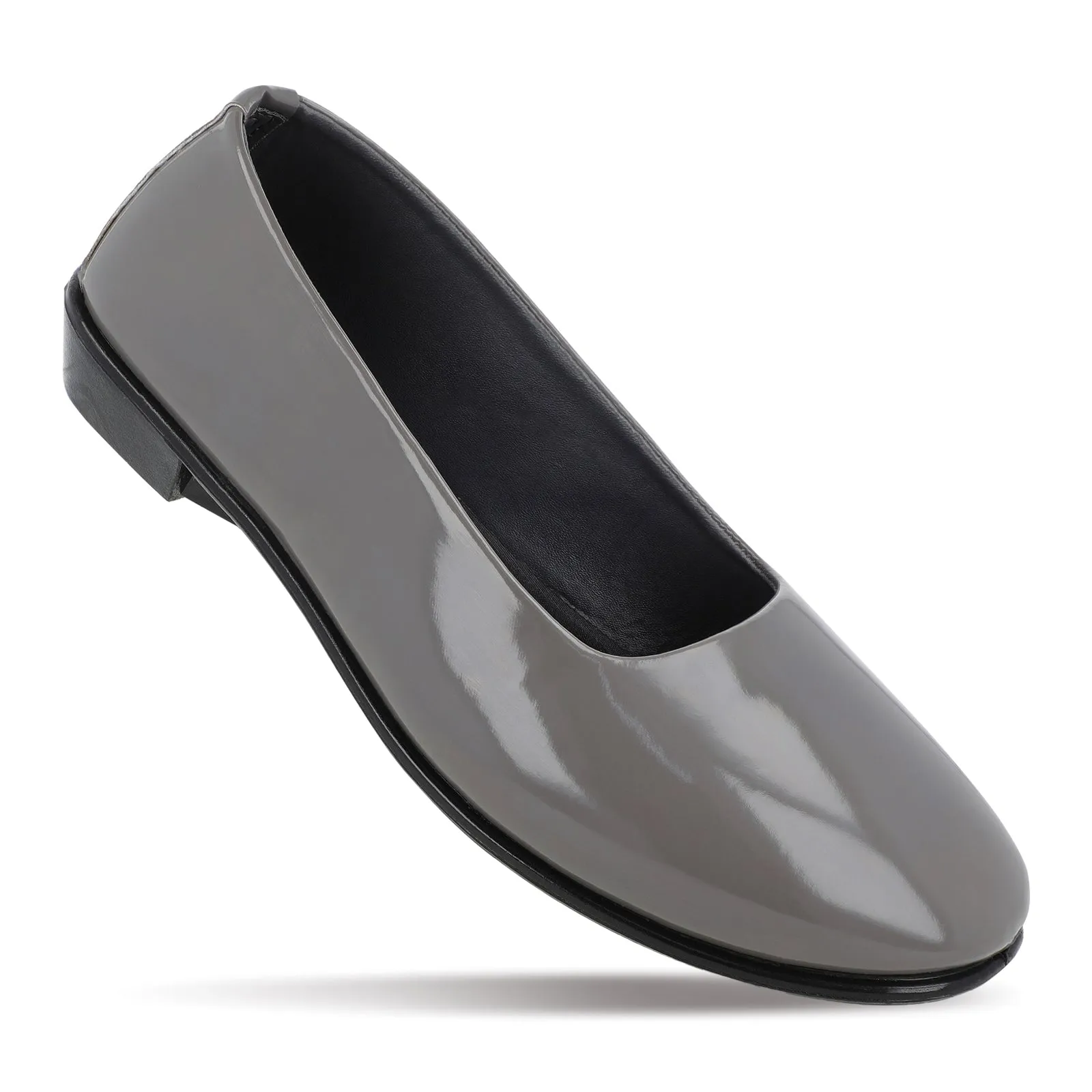 Walkaroo Womens Textured Belly Shoes - WC4985 Grey