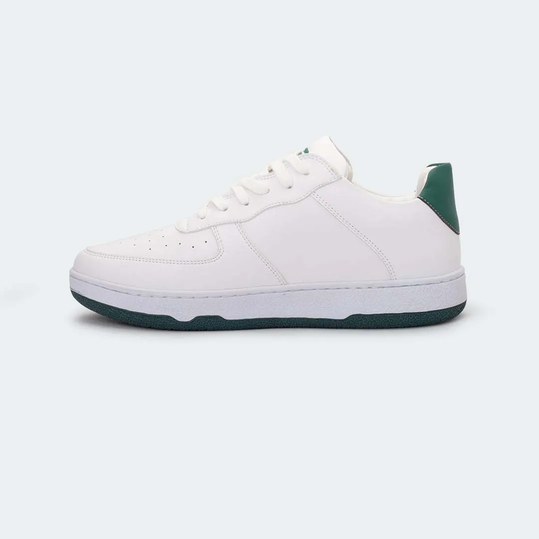WHITE/GRN Casual Sneakers for Women (BLAKE 695W)