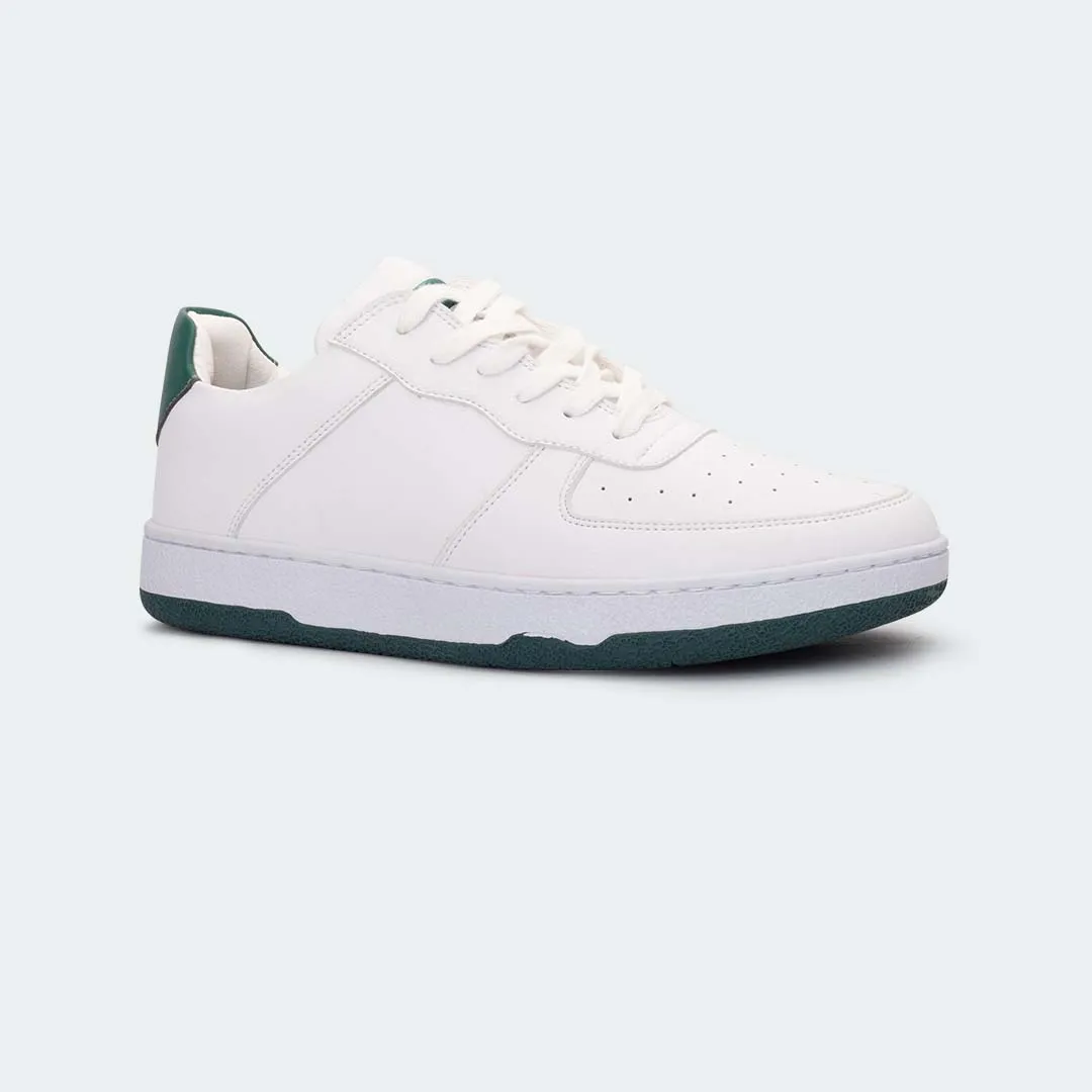 WHITE/GRN Casual Sneakers for Women (BLAKE 695W)