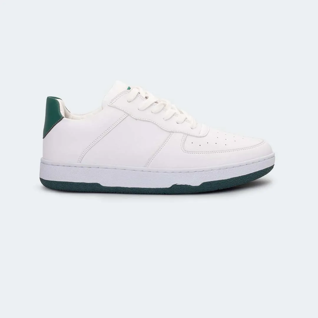 WHITE/GRN Casual Sneakers for Women (BLAKE 695W)