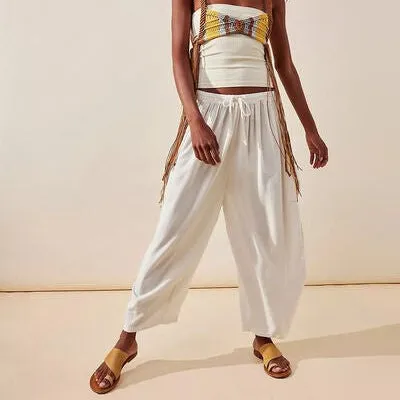 Wide Leg Pants with Pockets