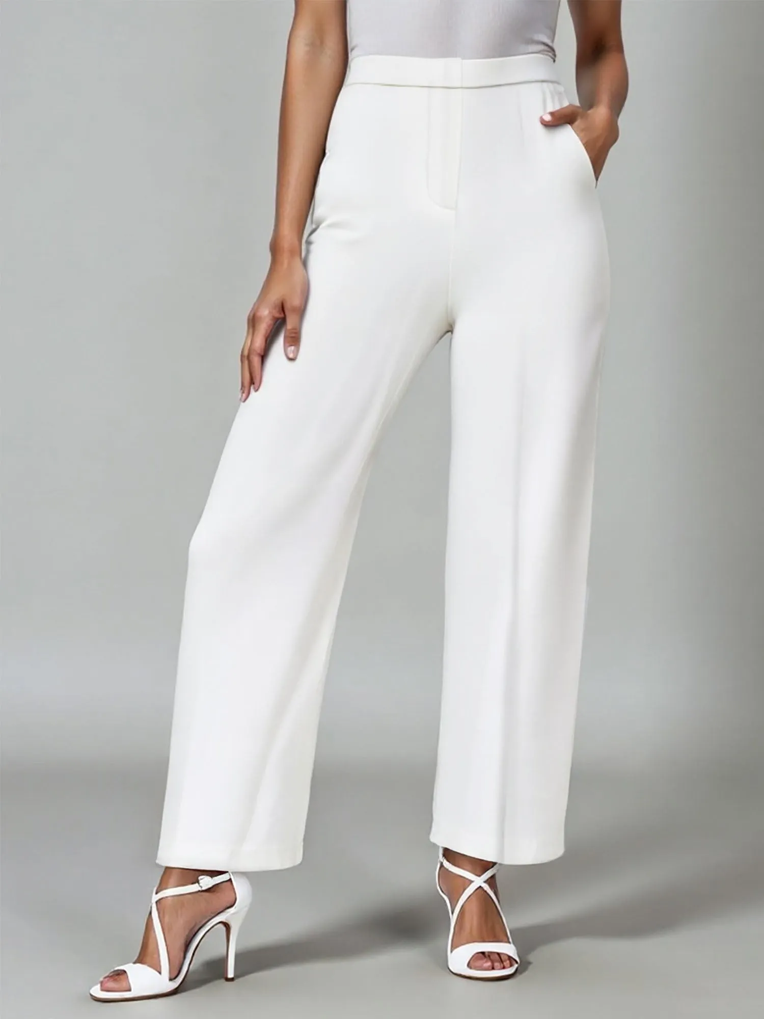 Wide Leg Pleated Pants