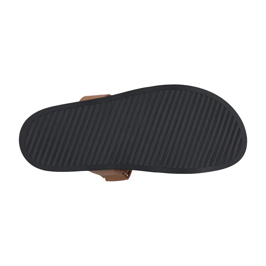 Women's Denny Tan Velcro Slide Footbed Sandals