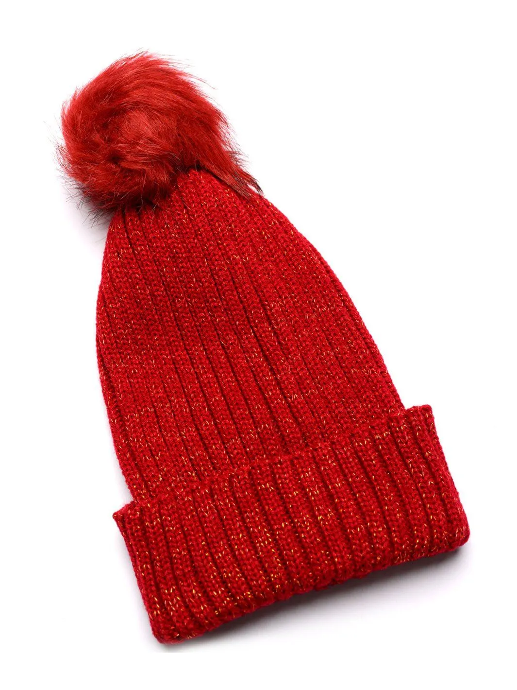 WOMEN'S SHIMMER FUR BEANIE