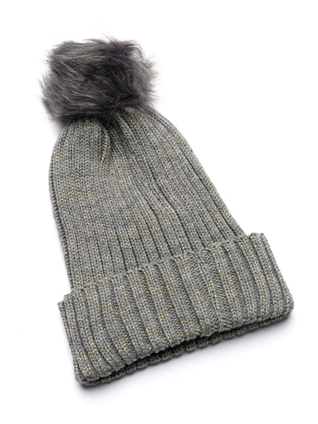 WOMEN'S SHIMMER FUR BEANIE