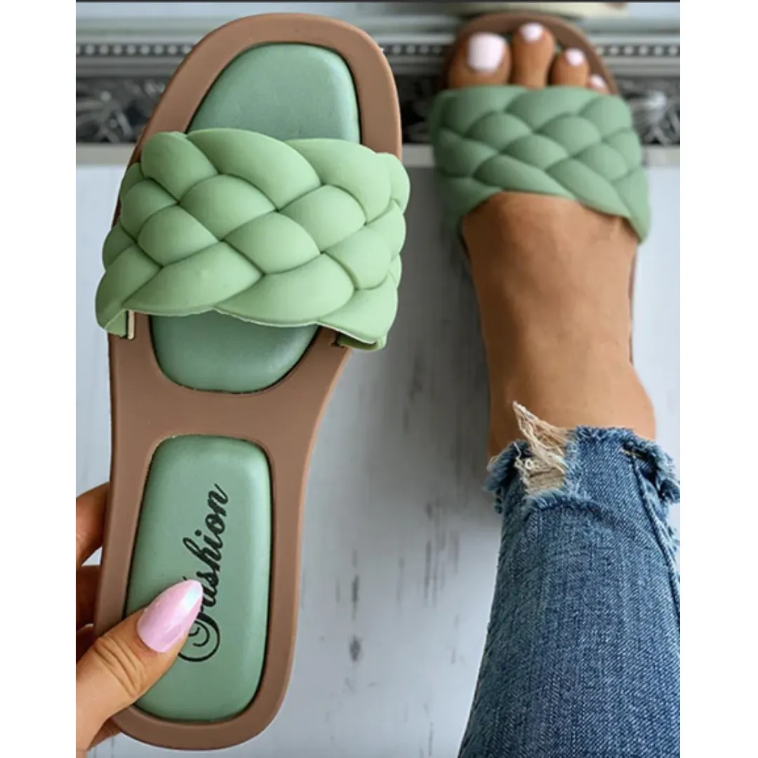 Women's Slip On Walking Sandals | Flat