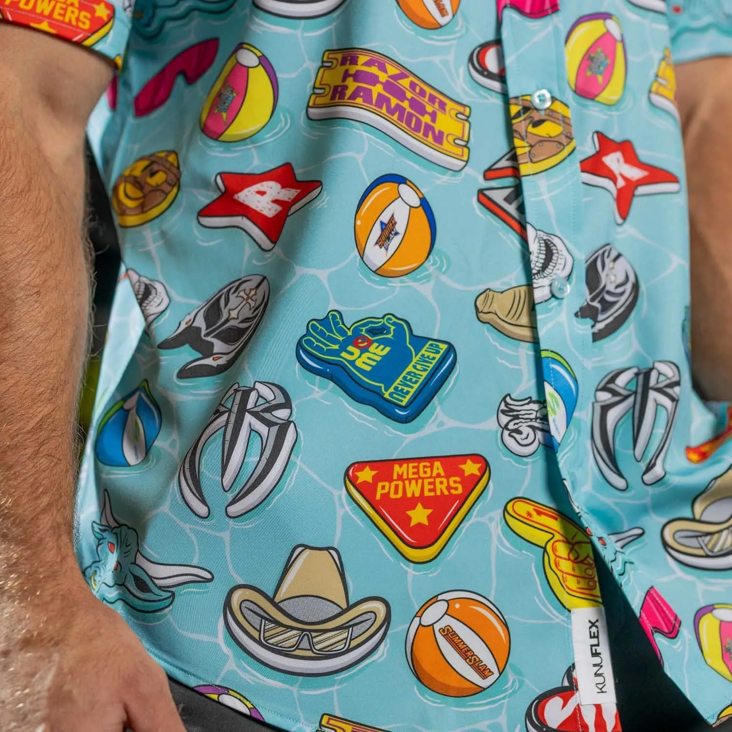 WWE Pool Party – KUNUFLEX Short Sleeve Shirt